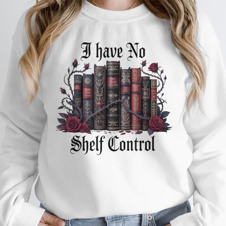 I Have No Shelf Control Dark Academia Book Lover TBR Unisex Sweatshirt
