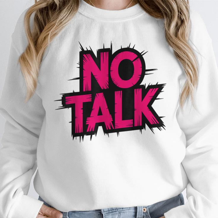 No Small Talk Zone – Introvert Quote Unisex Sweatshirt No Small Talk Zone – Introvert Quote Unisex Sweatshirt