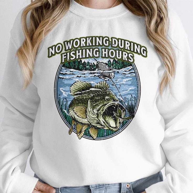 No Working Fishing Hours Introvert Lifestyle Antisocial Unisex Sweatshirt No Working Fishing Hours Introvert Lifestyle Antisocial Unisex Sweatshirt