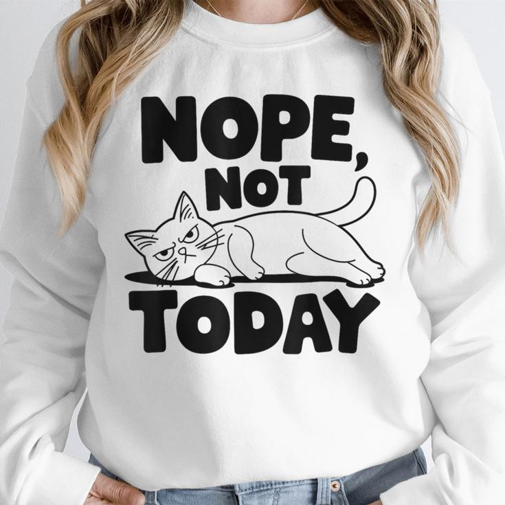 Nope Not Today Antisocial Introvert Cat Lover Men Women Kids Unisex Sweatshirt Nope Not Today Antisocial Introvert Cat Lover Men Women Kids Unisex Sweatshirt