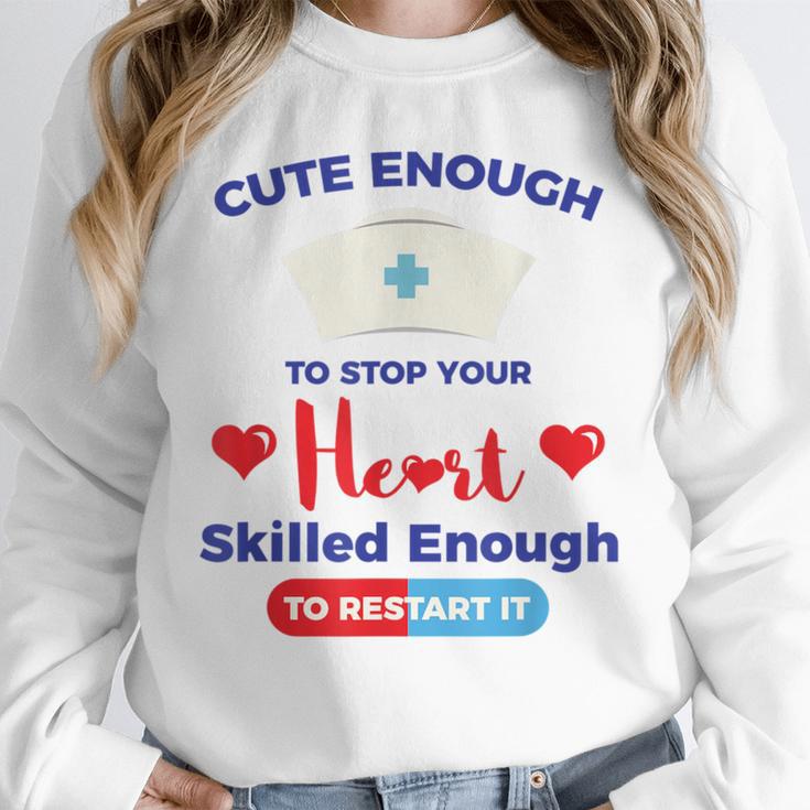 Nurse Tshirt Graduation Nursing School Birthday Unisex Sweatshirt