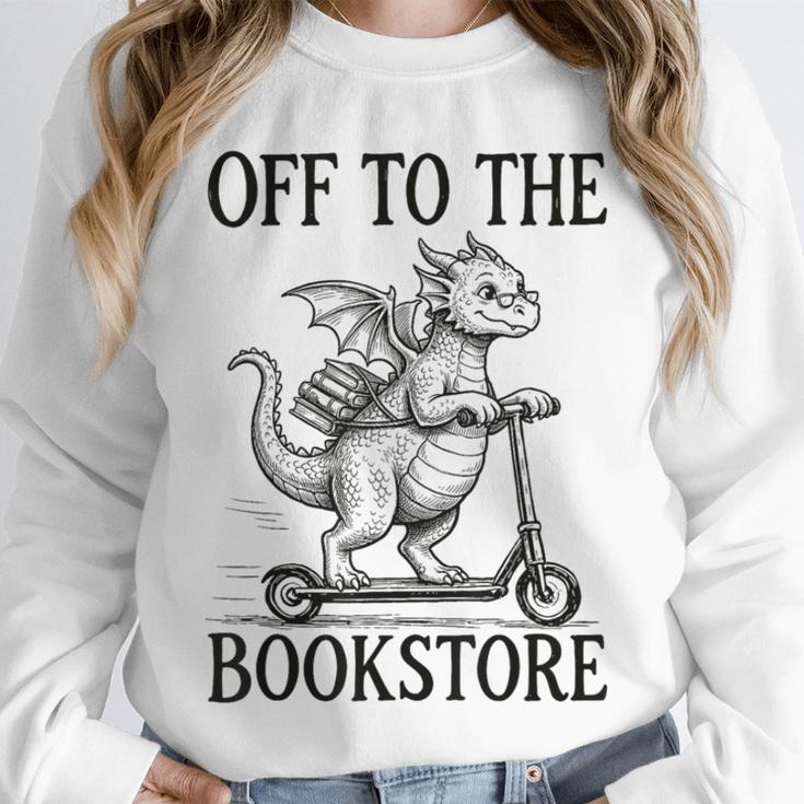 Off To The Bookstore Reading Bookworm Unisex Sweatshirt