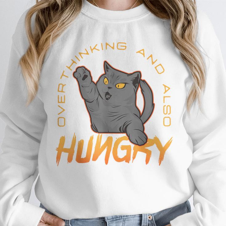 Overthinking And Also Hungry Introverted Overthinker Unisex Sweatshirt Overthinking And Also Hungry Introverted Overthinker Unisex Sweatshirt