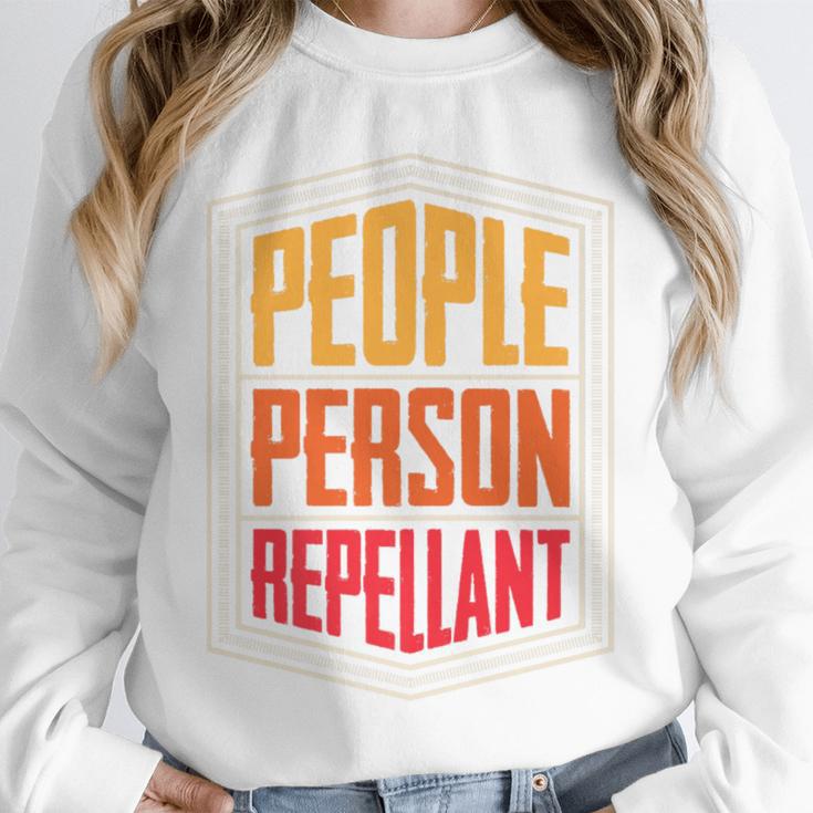 People Person Repellant Introvert Premium Unisex Sweatshirt