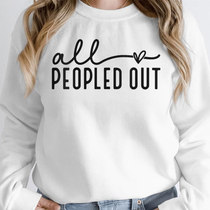 All Peopled Out Introvert Unisex Sweatshirt All Peopled Out Introvert Unisex Sweatshirt