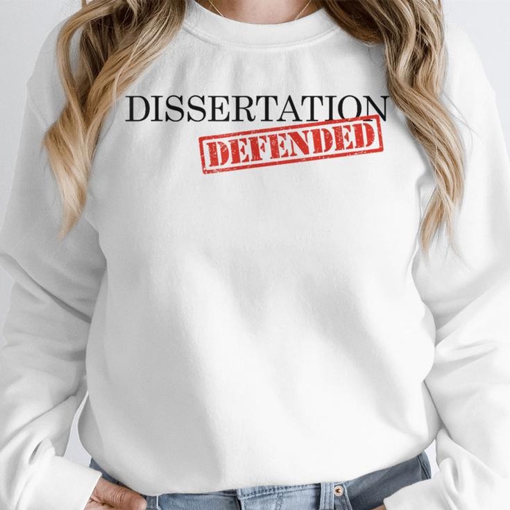 PhD Thesis Defense Graphic Doctoral Graduation Unisex Sweatshirt