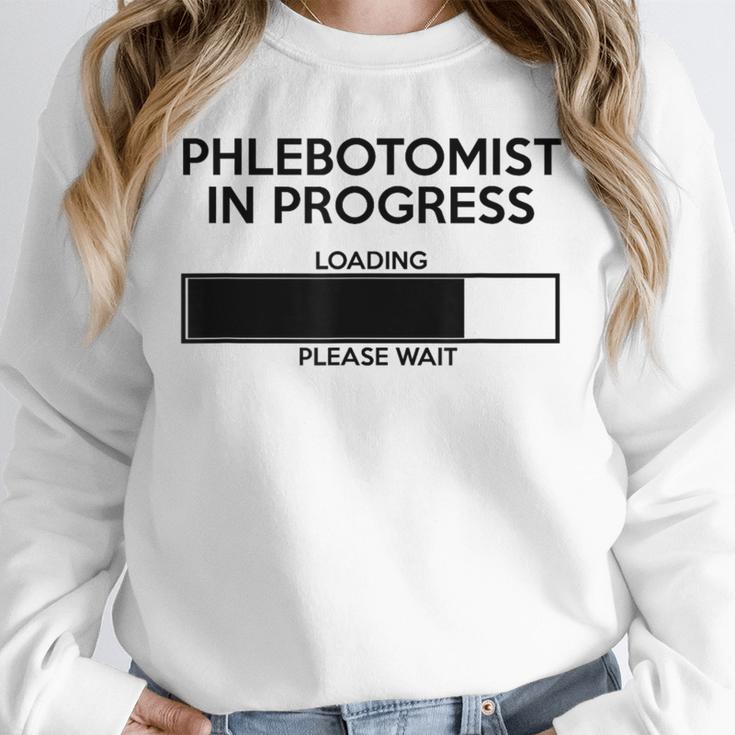 Phlebotomist In Progress Phlebotomy School Graduation Unisex Sweatshirt