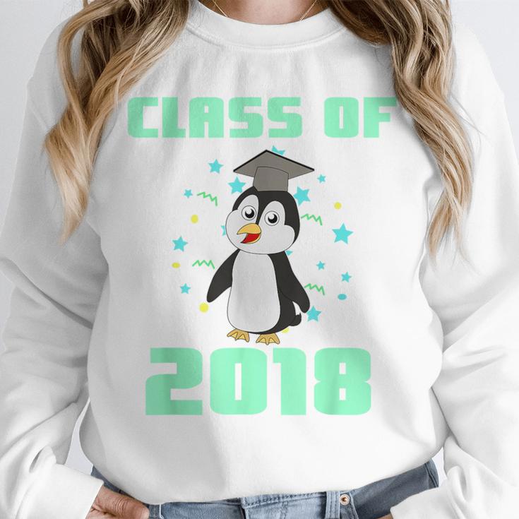 Pinguin Class 2018 Shirt Graduation Kids Graduate Unisex Sweatshirt