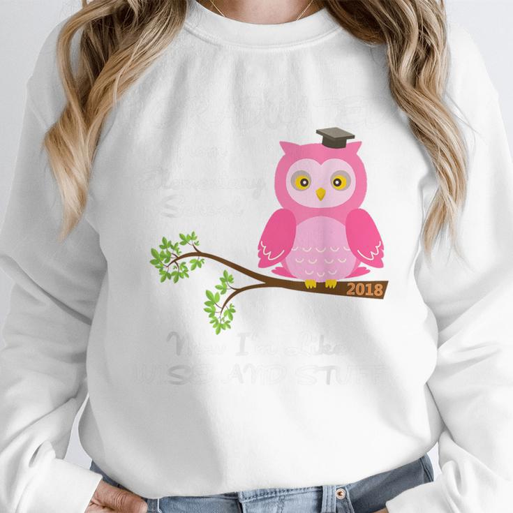 Pink I Graduated From Elementary Graduation Unisex Sweatshirt