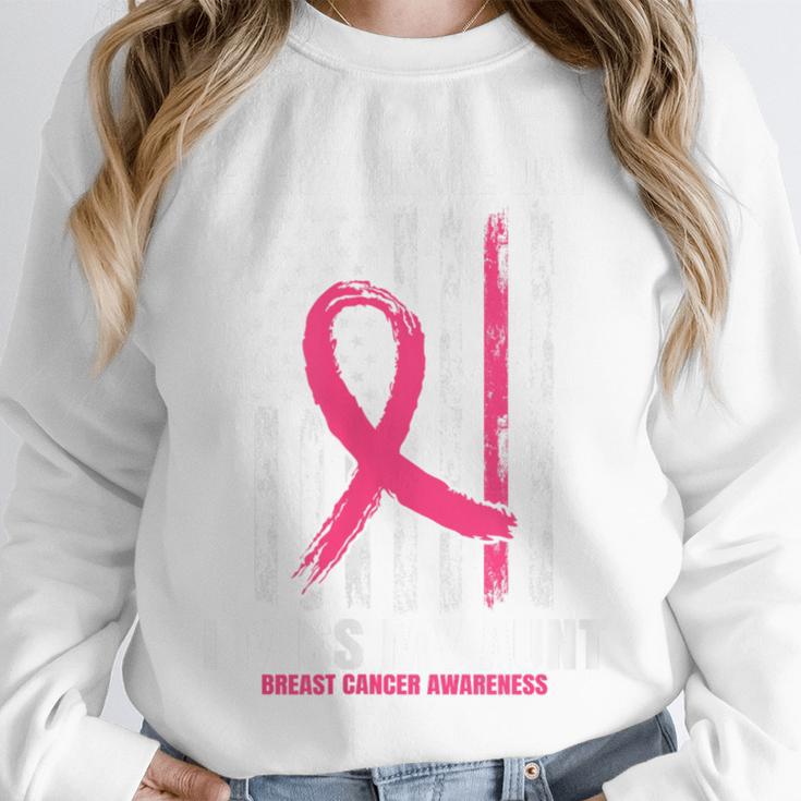 Pink In Memory Of Aunt Breast Cancer Awareness American Flag Unisex Sweatshirt Pink In Memory Of Aunt Breast Cancer Awareness American Flag Unisex Sweatshirt