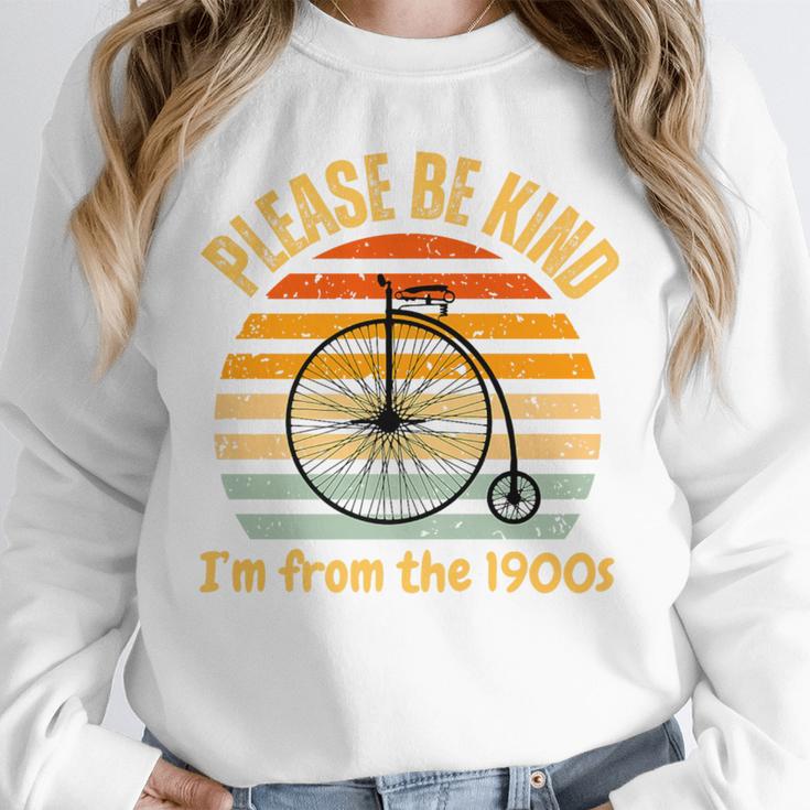 Please Be Kind I'm From The 1900s Penny Farthing Premium Unisex Sweatshirt Please Be Kind I'm From The 1900s Penny Farthing Premium Unisex Sweatshirt