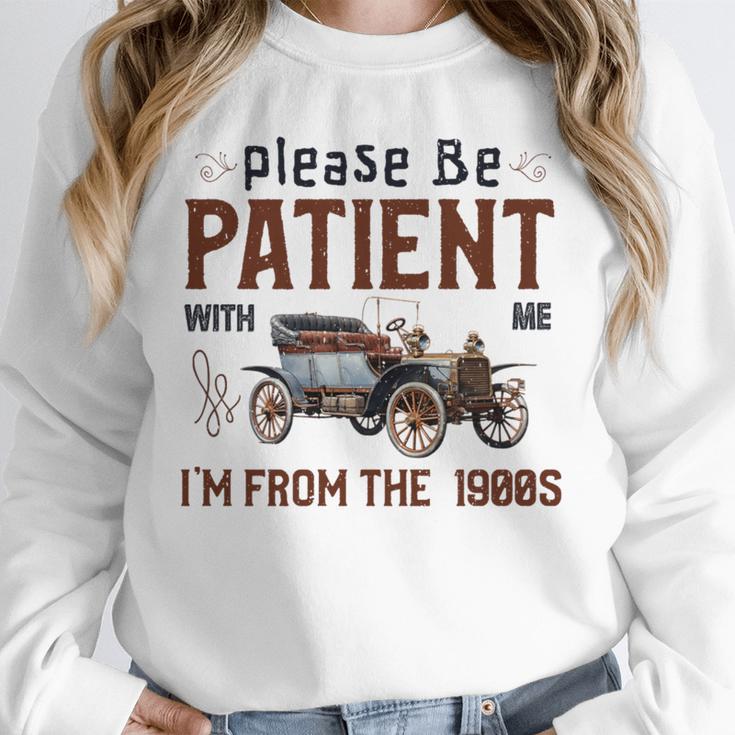 Please Be Patient I'm From The 1900s Antique Car Enthusiast Premium Tri-Blend Unisex Sweatshirt Please Be Patient I'm From The 1900s Antique Car Enthusiast Premium Tri-Blend Unisex Sweatshirt
