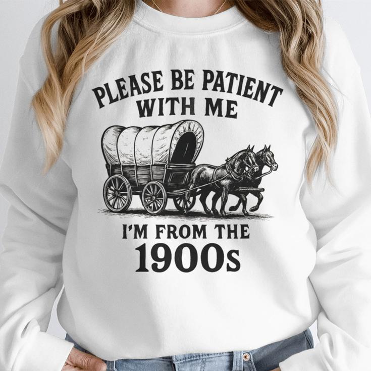 Please Be Patient With Me I'm From The 1900s Boomer Premium Tri-Blend Unisex Sweatshirt Please Be Patient With Me I'm From The 1900s Boomer Premium Tri-Blend Unisex Sweatshirt