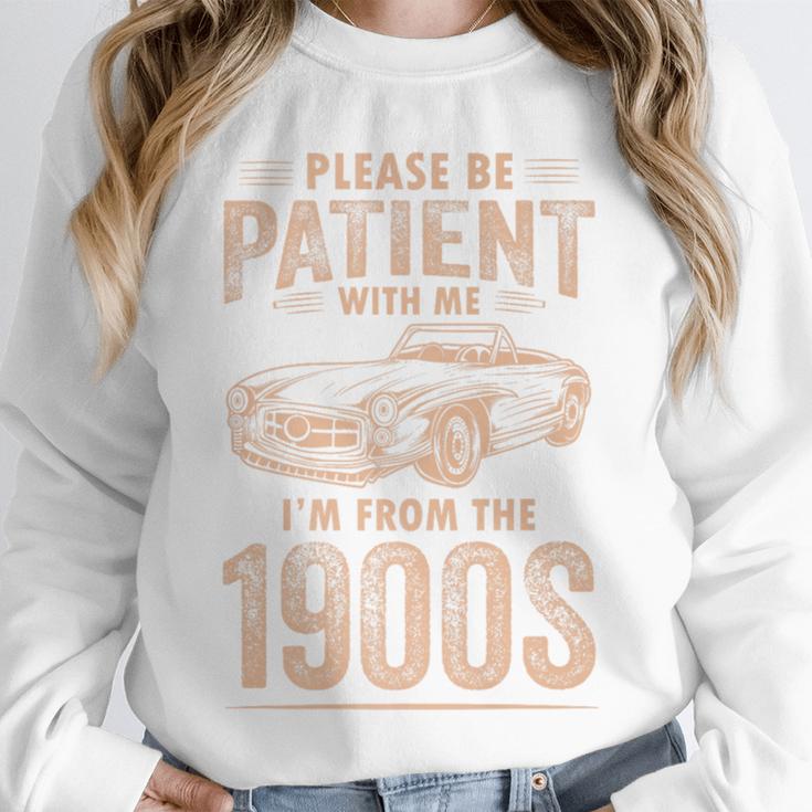 Please Be Patient With Me I'm From The 1900s Car Vintage Premium Unisex Sweatshirt