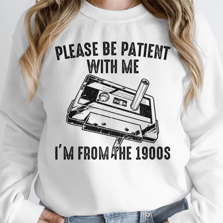 Please Be Patient With Me I'm From The 1900s Cassette Pencil Premium Unisex Sweatshirt Please Be Patient With Me I'm From The 1900s Cassette Pencil Premium Unisex Sweatshirt