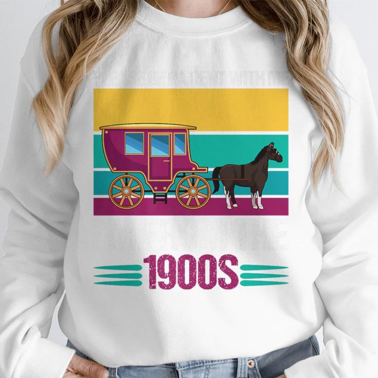 Please Be Patient With Me I'm From The 1900s Cool Dad Premium Unisex Sweatshirt