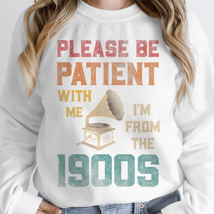 Please Be Patient With Me I'm From The 1900s Cool Gramophone Premium Unisex Sweatshirt Please Be Patient With Me I'm From The 1900s Cool Gramophone Premium Unisex Sweatshirt