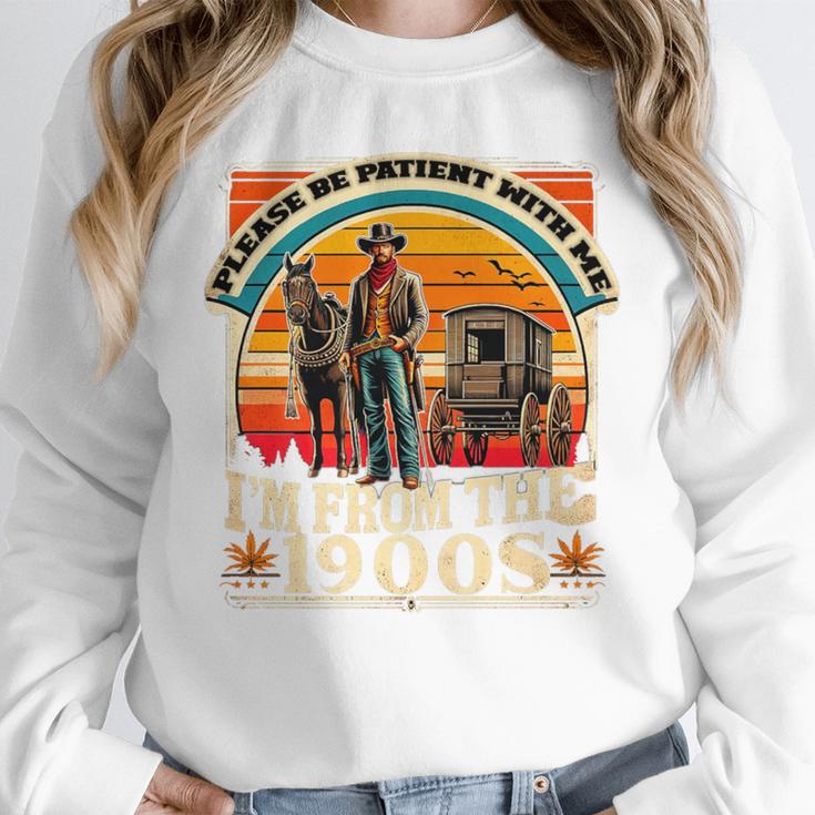 Please Be Patient With Me I'm From The 1900s Cowboy Premium Unisex Sweatshirt Please Be Patient With Me I'm From The 1900s Cowboy Premium Unisex Sweatshirt
