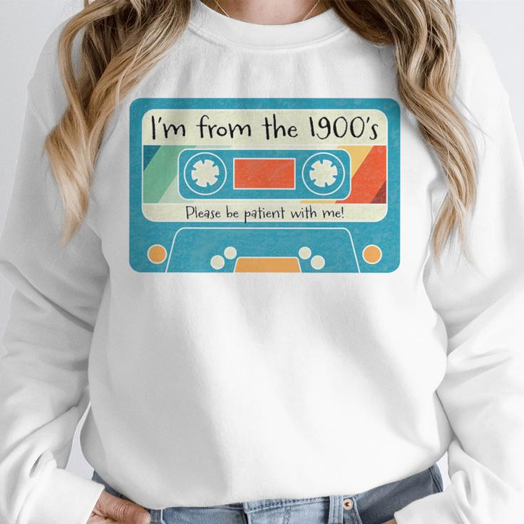 Please Be Patient With Me I'm From The 1900s Dad Premium Unisex Sweatshirt