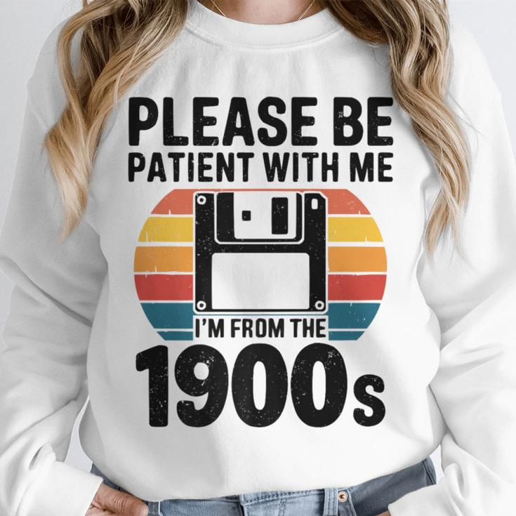 Please Be Patient With Me I'm From The 1900s Floppy Disk Premium Unisex Sweatshirt Please Be Patient With Me I'm From The 1900s Floppy Disk Premium Unisex Sweatshirt