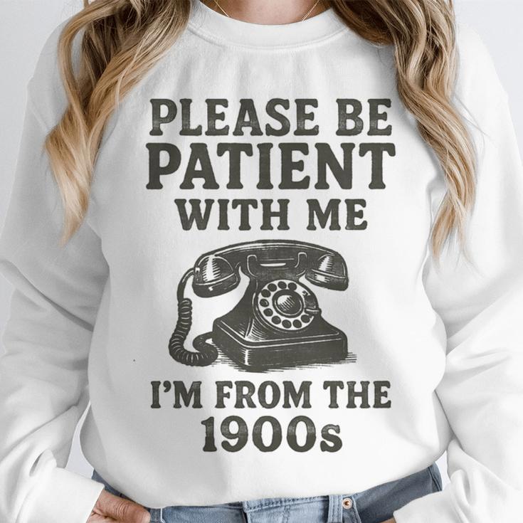Please Be Patient With Me I'm From The 1900s Funny Premium Tri-Blend Unisex Sweatshirt Please Be Patient With Me I'm From The 1900s Funny Premium Tri-Blend Unisex Sweatshirt