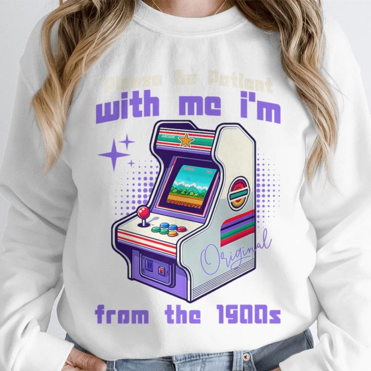 Please Be Patient With Me I'm From The 1900s Gamer Gaming Premium Unisex Sweatshirt