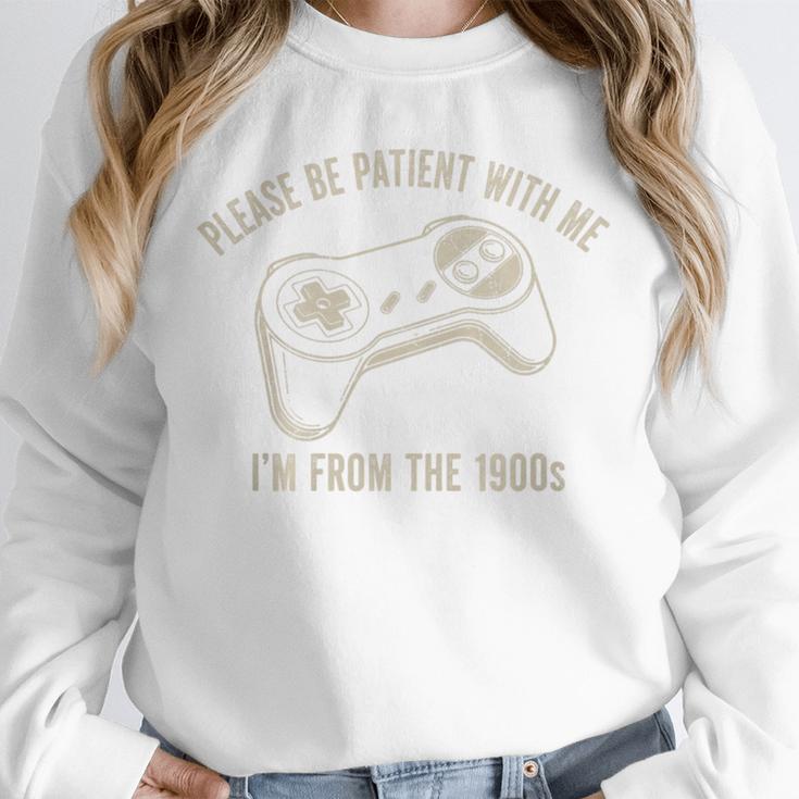 Please Be Patient With Me I'm From The 1900s Gamer Premium Tri-Blend Unisex Sweatshirt Please Be Patient With Me I'm From The 1900s Gamer Premium Tri-Blend Unisex Sweatshirt