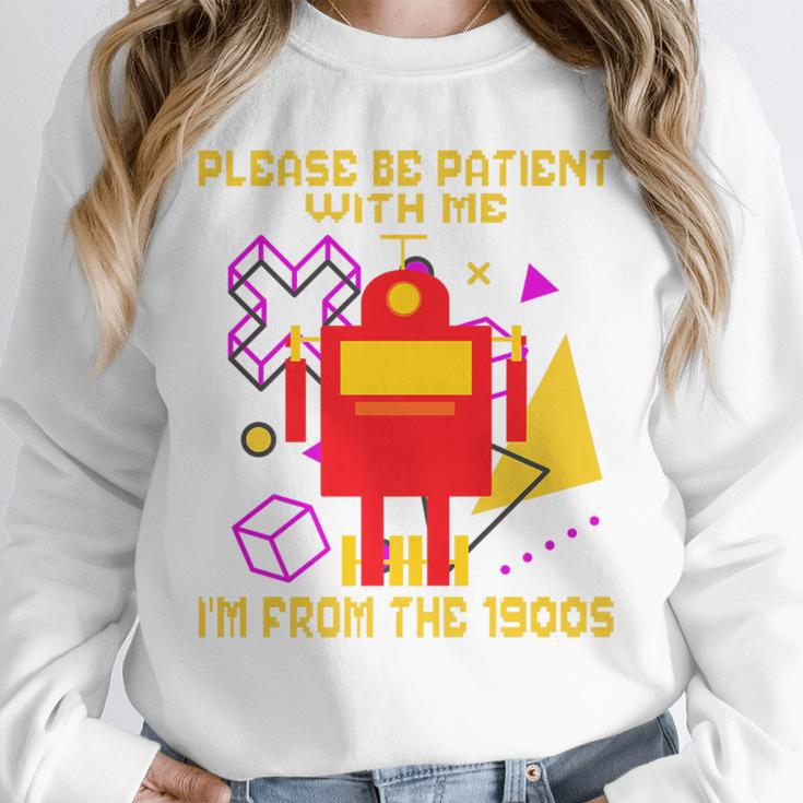 Please Be Patient With Me I'm From The 1900s Gen X Robot Premium Unisex Sweatshirt Please Be Patient With Me I'm From The 1900s Gen X Robot Premium Unisex Sweatshirt