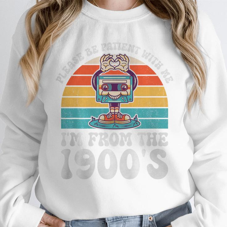 Please Be Patient With Me I'm From The 1900s Kawaii Premium Tri-Blend Unisex Sweatshirt