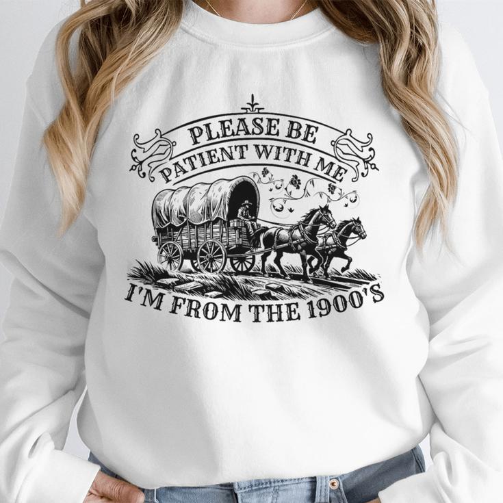 Please Be Patient With Me I'm From The 1900s For Men Women Premium Tri-Blend Unisex Sweatshirt Please Be Patient With Me I'm From The 1900s For Men Women Premium Tri-Blend Unisex Sweatshirt