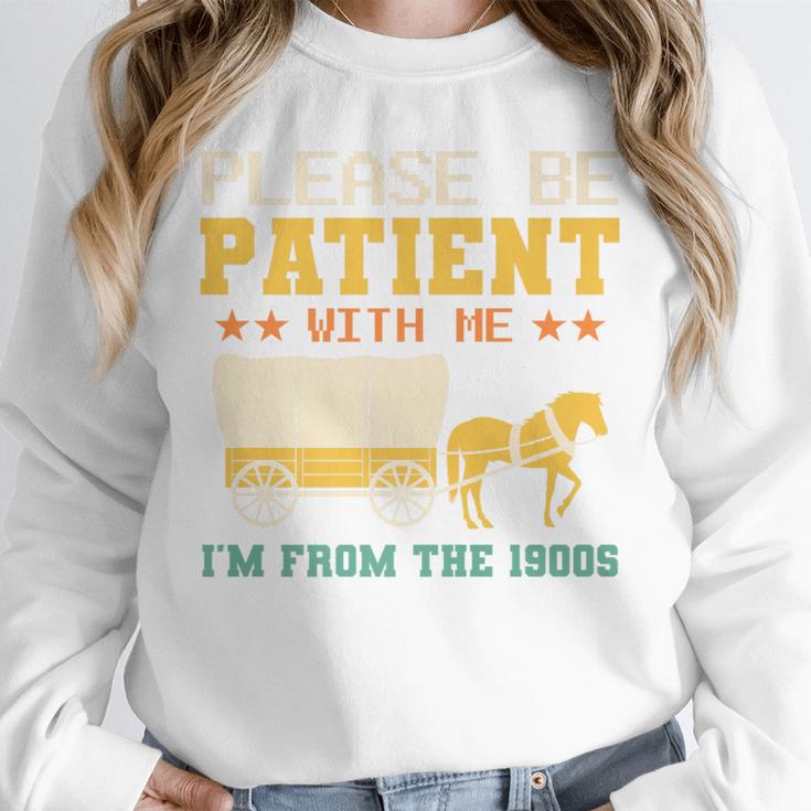 Please Be Patient I'm From The 1900s Men Women Premium Unisex Sweatshirt