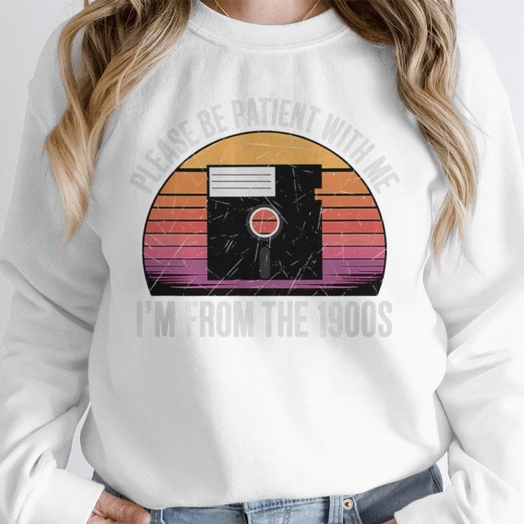 Please Be Patient With Me I'm From The 1900s PC Floppy Disk Premium Tri-Blend Unisex Sweatshirt