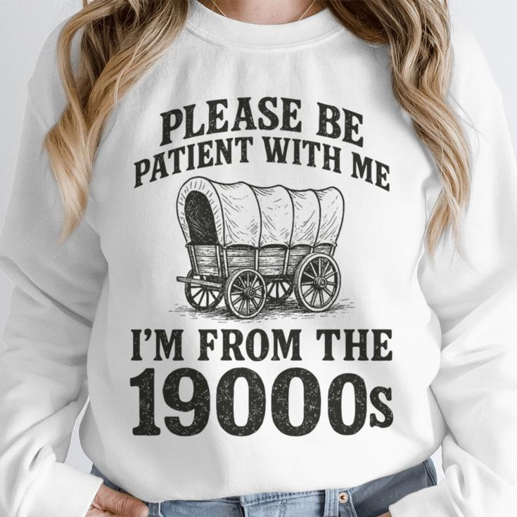 Please Be Patient I'm From The 1900s Premium Tri-Blend Unisex Sweatshirt Please Be Patient I'm From The 1900s Premium Tri-Blend Unisex Sweatshirt
