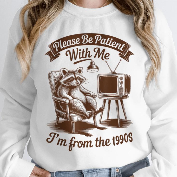Please Be Patient With Me I'm From The 1900s Raccoon Vintage Unisex Sweatshirt Please Be Patient With Me I'm From The 1900s Raccoon Vintage Unisex Sweatshirt