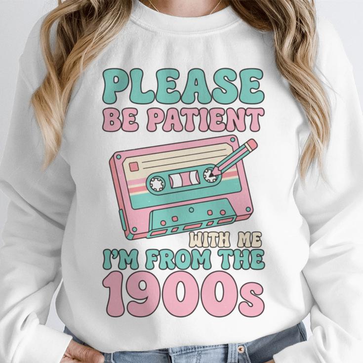 Please Be Patient With Me I'm From The 1900s Retro Cassette Unisex Sweatshirt Please Be Patient With Me I'm From The 1900s Retro Cassette Unisex Sweatshirt