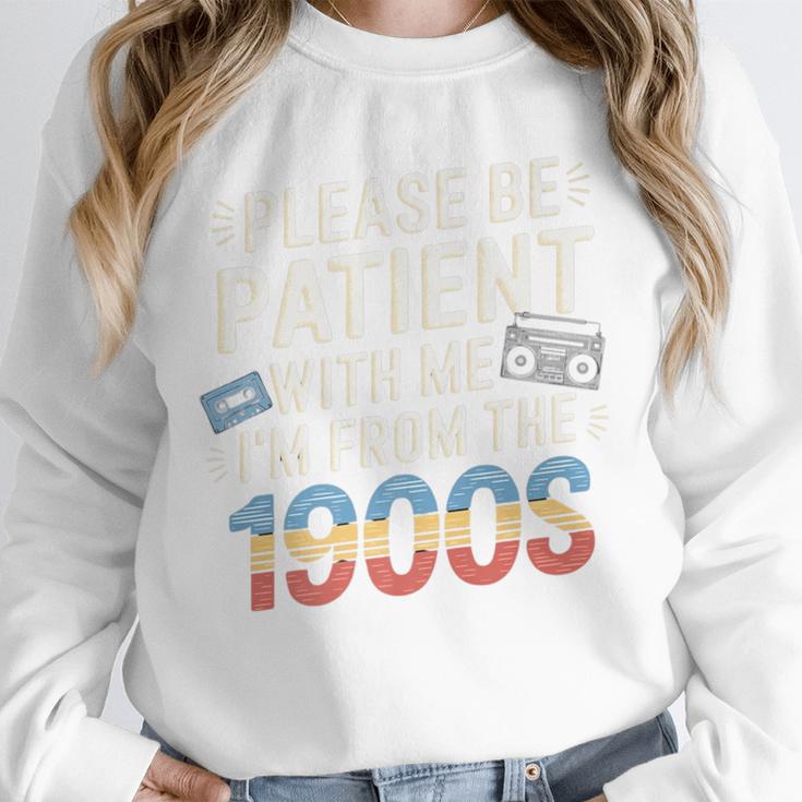 Please Be Patient With Me I'm From The 1900s Retro Tee Premium Unisex Sweatshirt