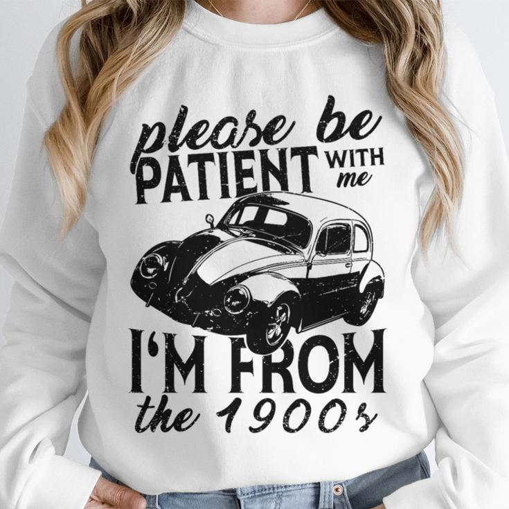 Please Be Patient With Me I'm From The 1900s Vintage Classic Premium Tri-Blend Unisex Sweatshirt