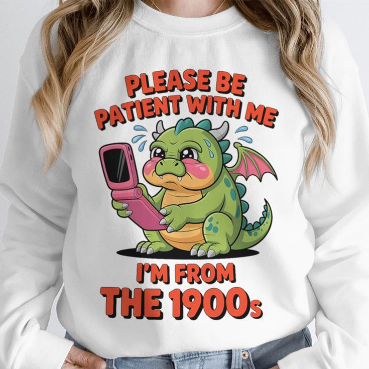 Please Be Patient I'm From The 1900s Vintage Men Women Premium Tri-Blend Unisex Sweatshirt Please Be Patient I'm From The 1900s Vintage Men Women Premium Tri-Blend Unisex Sweatshirt