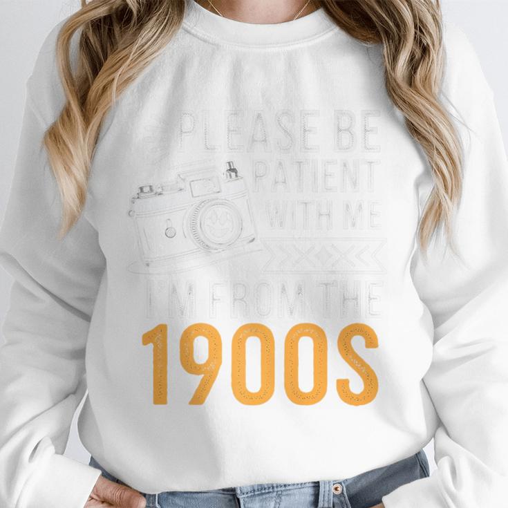Please Be Patient With Me I'm From The 1900s Vintage Oldie Premium Unisex Sweatshirt