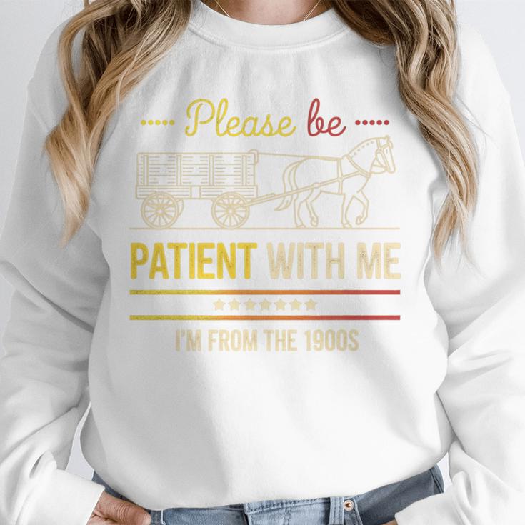 Please Be Patient With Me I'm From The 1900s Vintage Sarcasm Premium Unisex Sweatshirt Please Be Patient With Me I'm From The 1900s Vintage Sarcasm Premium Unisex Sweatshirt