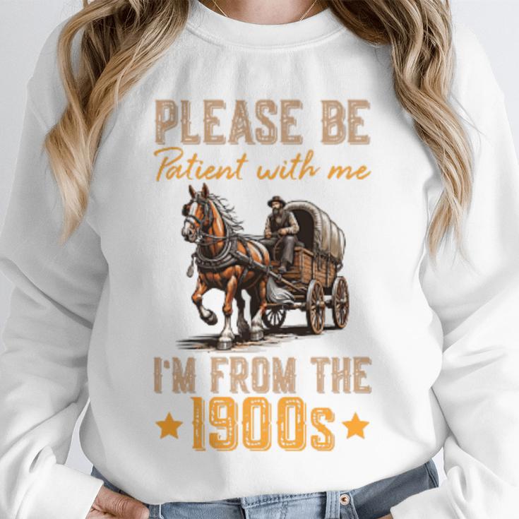 Please Be Patient With Mee I'm From The 1900s Minimalist Premium Unisex Sweatshirt Please Be Patient With Mee I'm From The 1900s Minimalist Premium Unisex Sweatshirt