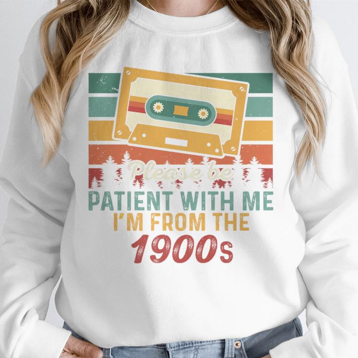 Please Be Patient-With Me I'm From The 1900s Retro Music Premium Unisex Sweatshirt