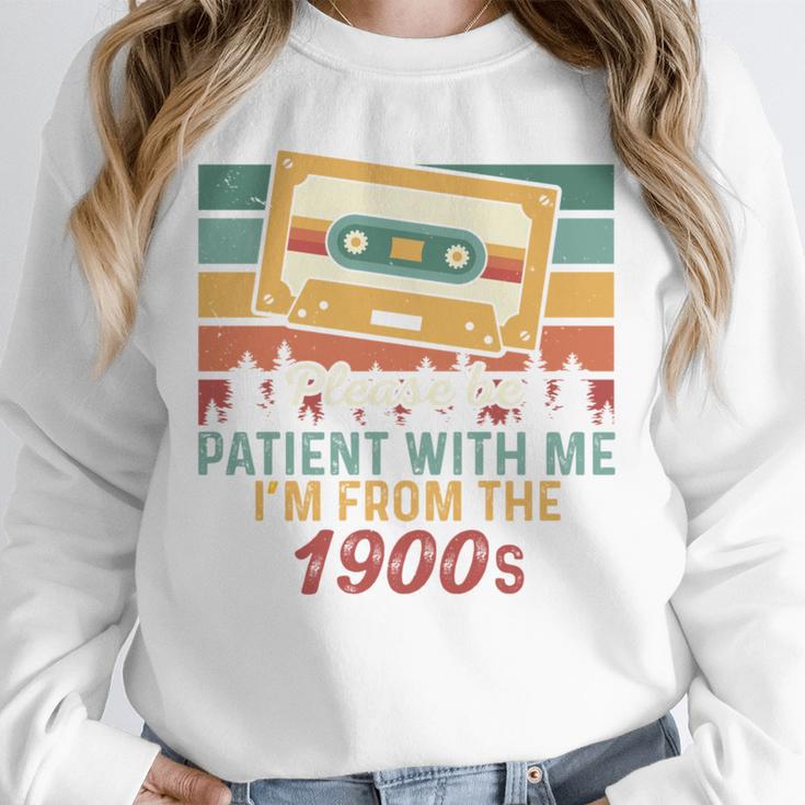 Please Be Patient-With Me I'm From The 1900s Retro Music Unisex Sweatshirt