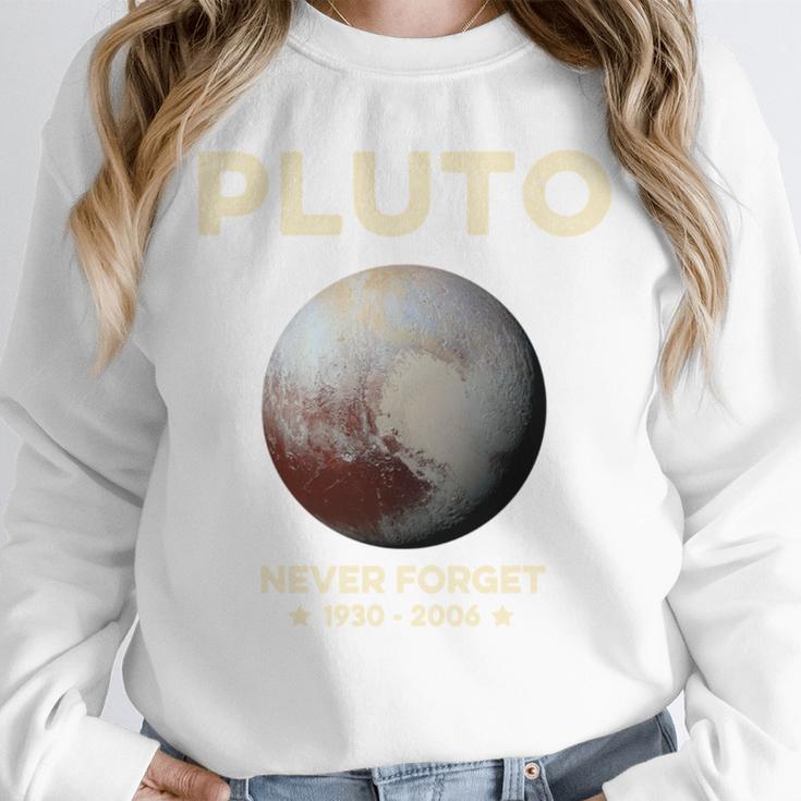 Pluto Never Forget 1930-2006 Planet Space Science Nostalgia Unisex Sweatshirt