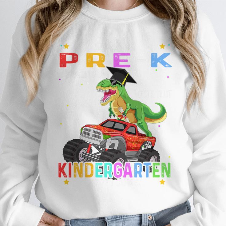 Pre k Graduation 2025 Pre-k Kindergarten Graduate Dinosaur Premium Tri-Blend Unisex Sweatshirt