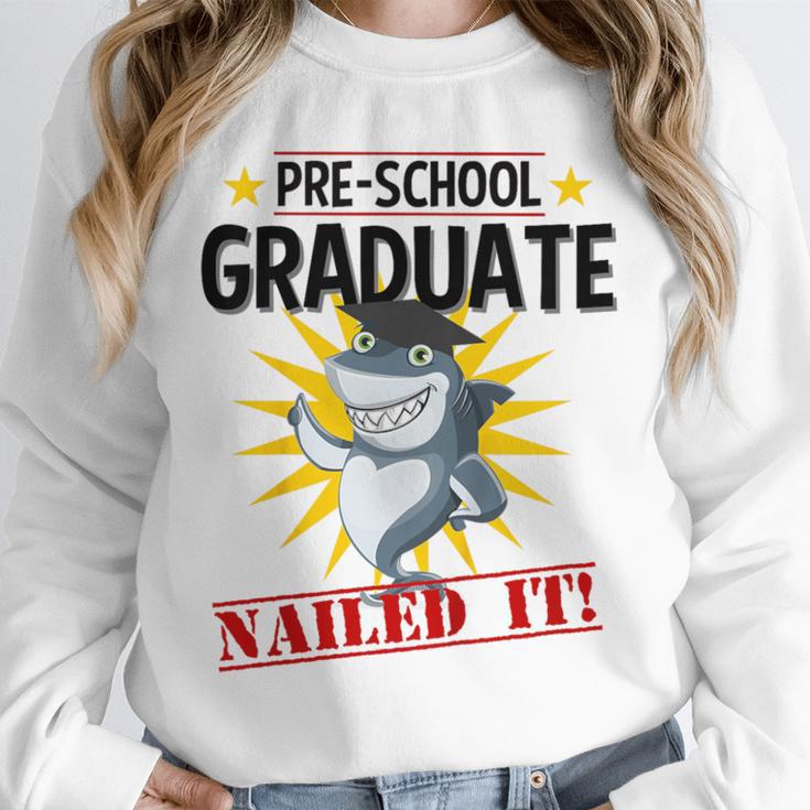 Pre K Nailed It Shirt 2019 Shark Graduation TShirt Unisex Sweatshirt