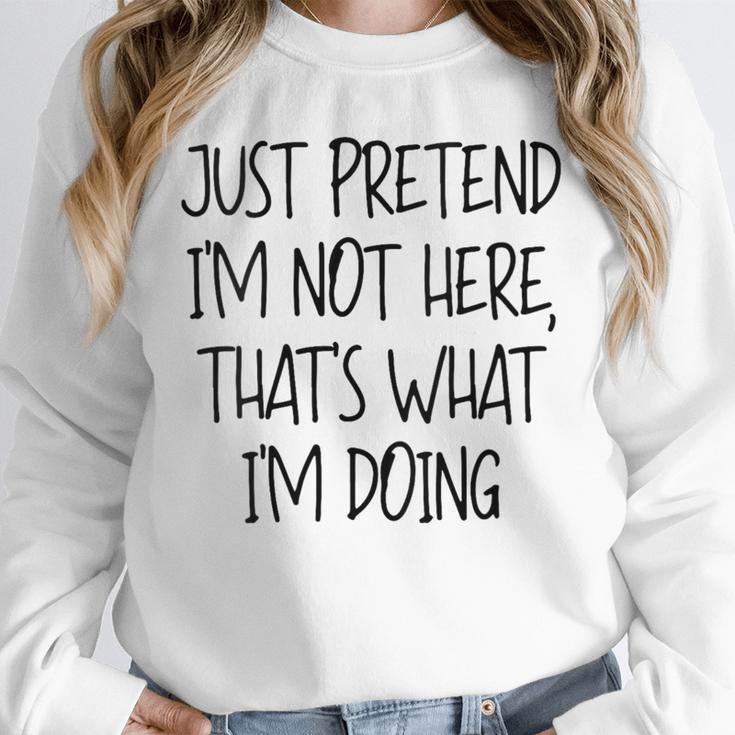 Pretend Introvert Introverted Apparel Unisex Sweatshirt Pretend Introvert Introverted Apparel Unisex Sweatshirt