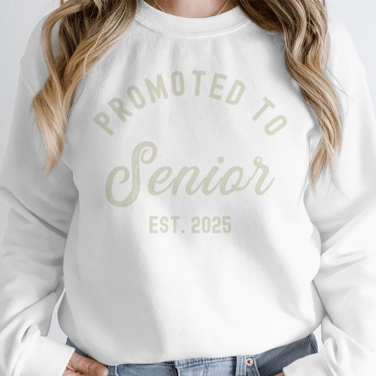 Promoted To Senior Est 2025 High School College Graduation Premium Unisex Sweatshirt
