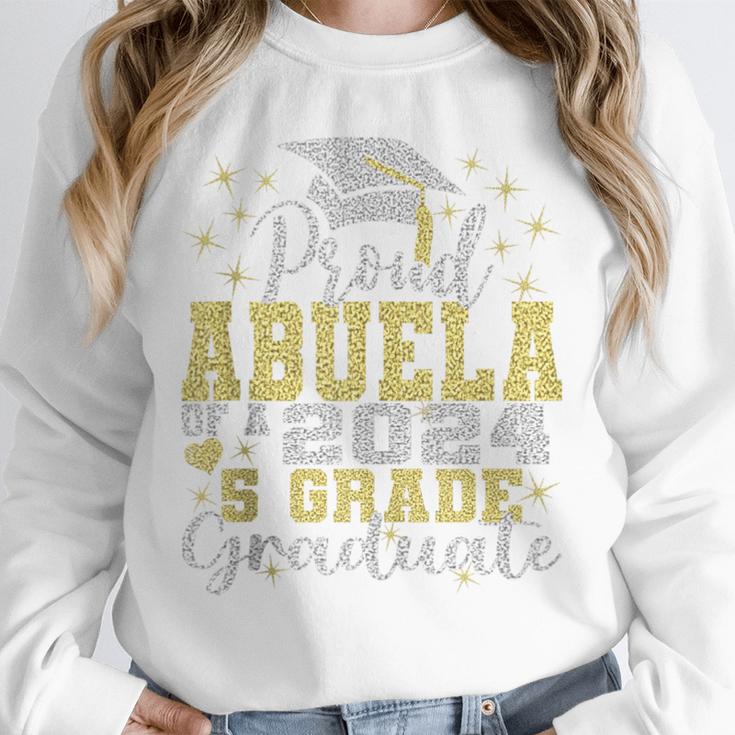 Proud Abuela Of 5th Grade Graduate 2024 Family Graduation Unisex Sweatshirt