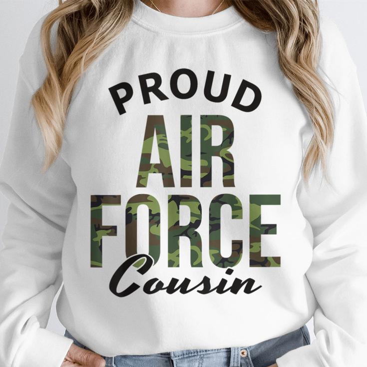 Proud Air Force Cousin Deployment Homecoming Graduation USAF Unisex Sweatshirt